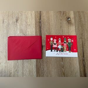 Hallmark joy to the world christmas cards and envelopes 3